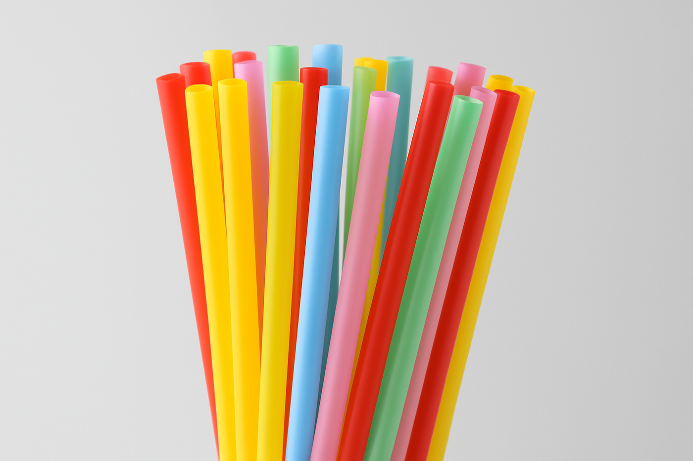 Pitillos plásticos